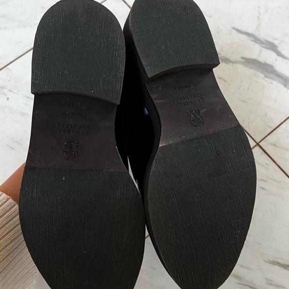 Brunello Cucinelli Patent Black and Chainmail Loafers - Picture 3 of 8